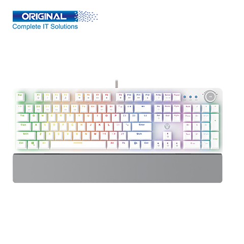 Fantech MAXPOWER MK853 RGB Space Edition Mechanical Gaming Keyboard (White)