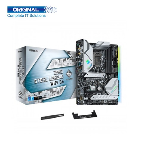 ASRock Z590 Steel Legend Wi-Fi 6E 10th and 11th Gen ATX Motherboard