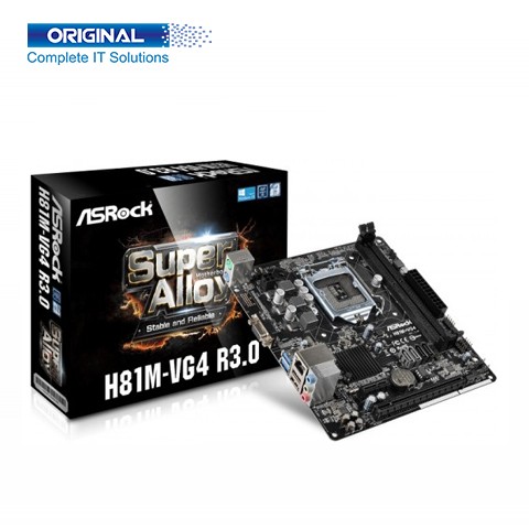 ASRock H81M-VG4 R3.0 Super Alloy ATX Motherboard