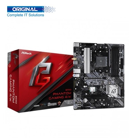 ASRock B550 Phantom Gaming 4 AMD Motherboard