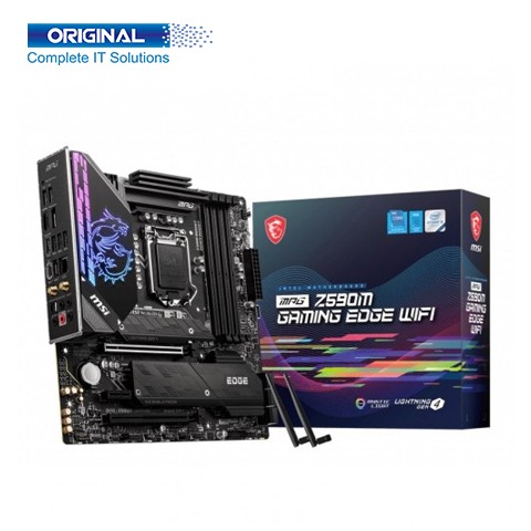 MSI MPG Z590M GAMING EDGE WIFI 10th & 11th Gen M-ATX Motherboard