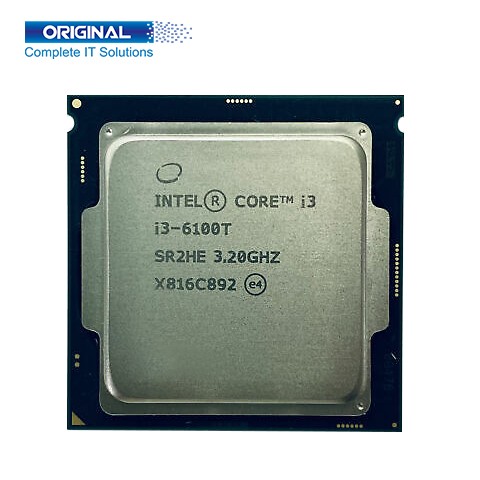Intel 6TH Gen Core i3-6100T 2 Core 3MB Cache 3.20GHz LGA1151 Processor (Bulk)