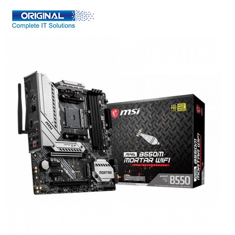 MSI MAG B550M Mortar Wi-Fi AM4 AMD Micro-ATX Motherboard