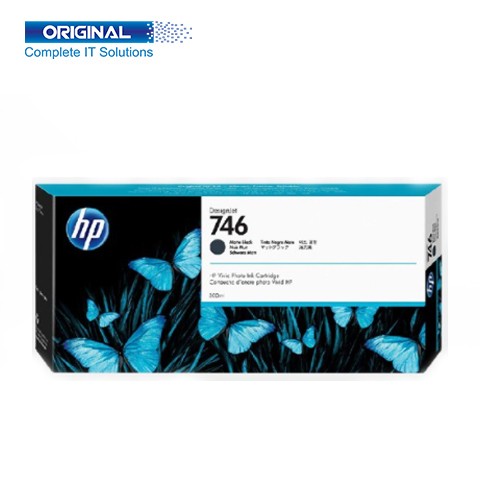 HP 746 300-ml Matte Black DesignJet Ink Cartridge