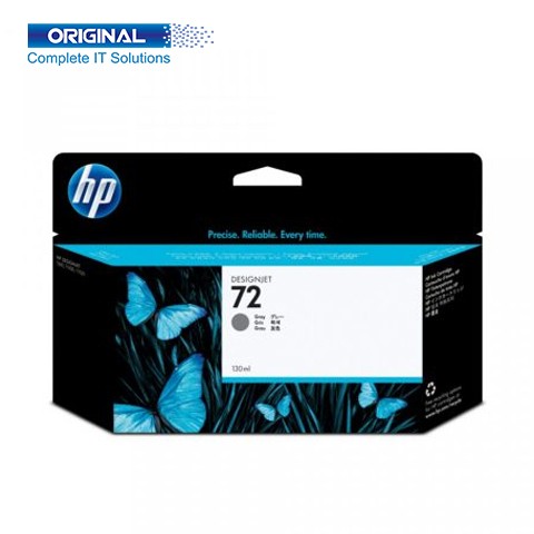 HP 72B 130-ml DesignJet Gray Ink Cartridge 3WX08A