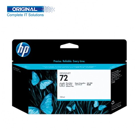 HP 72B 130-ml DesignJet Photo Black Ink Cartridge 3WX07A