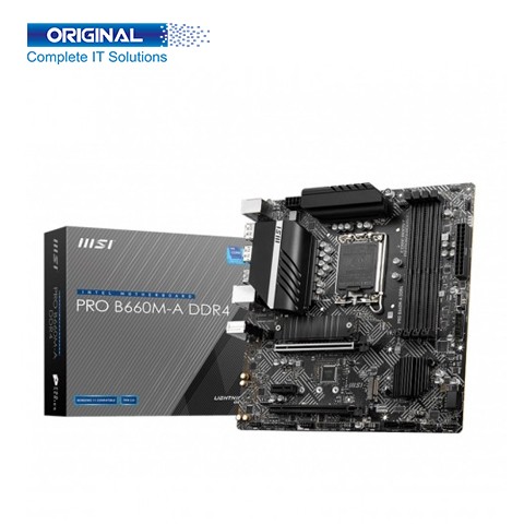 MSI PRO B660M-A DDR4 12th Gen Micro-ATX Motherboard