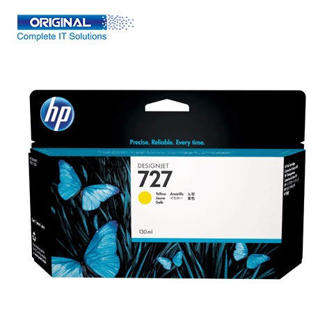 HP 727 130-ml DesignJet Yellow Ink Cartridge B3P21A