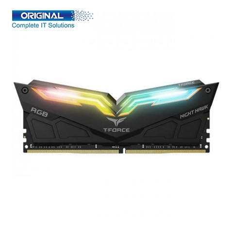 Team NIGHT HAWK Black 16GB DDR4 3600MHz Desktop RAM