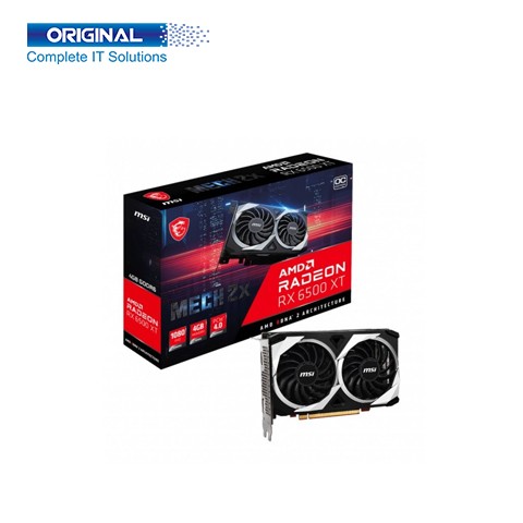 MSI Radeon RX 6500 XT MECH 2X 4G OC GDDR6 Graphics Card