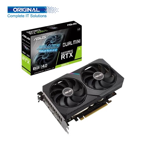 ASUS DUAL GeForce RTX 3060 Ti V2 MINI 8GB GDDR6 Graphics Card