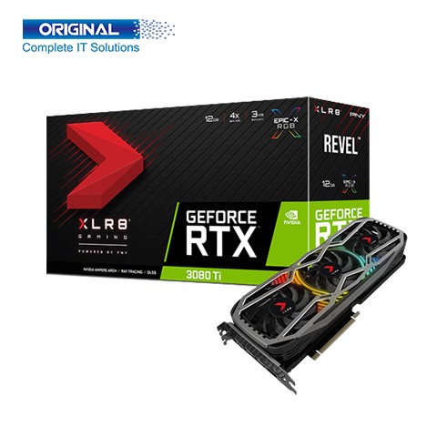 PNY GeForce RTX 3080 Ti 12GB XLR8 Gaming REVEL EPIC-X RGB Triple Fan GDDR6X Graphics Card