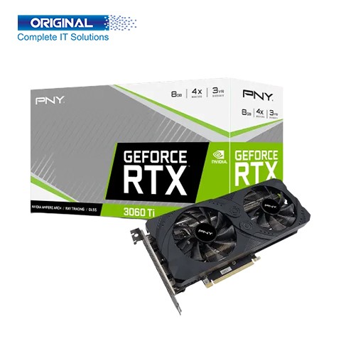 PNY GeForce RTX 3060 Ti 8GB UPRISING Dual Fan LHR GDDR6 Graphics Card