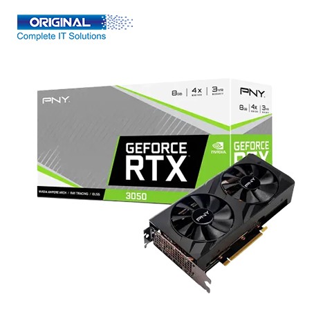 PNY GeForce RTX 3050 8GB VERTO Dual Fan GDDR6 Graphics Card