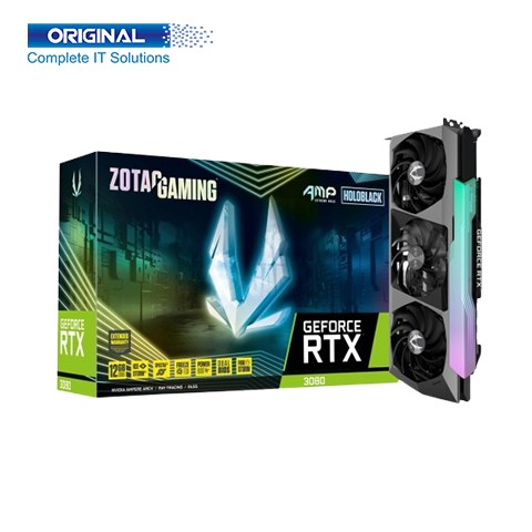 ZOTAC GAMING GeForce RTX 3080 AMP Extreme Holo LHR 12GB GDDR6X Graphics Card