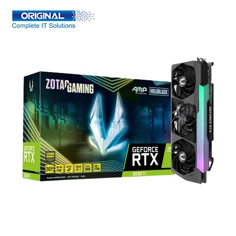 ZOTAC Gaming GeForce RTX 3090 Ti AMP Extreme Holo 24GB GDDR6X Graphics Card
