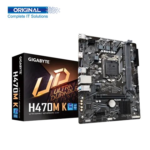 Gigabyte H470M K DDR4 Intel 10th and 11th Gen Micro ATX Motherboard