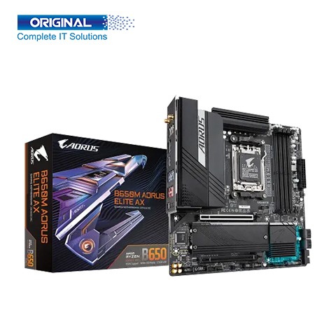 Gigabyte B650M AORUS ELITE AX AMD AM5 Micro-ATX Motherboard