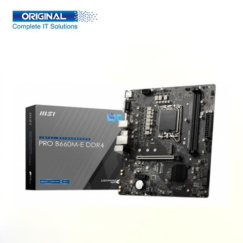 MSI PRO B660M-E DDR4 12th Gen M-ATX Motherboard