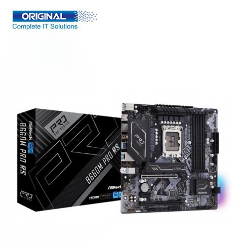 ASRock B660M Pro RS 12th Gen Micro ATX Motherboard