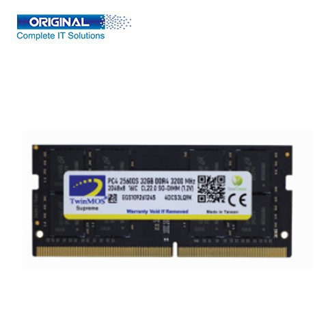 TwinMOS 16GB 3200MHz DDR4 SO-DIMM for Laptop RAM