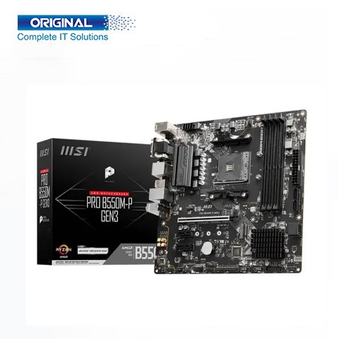 MSI PRO B550M-P Gen3 AMD AM4 Micro ATX Motherboard