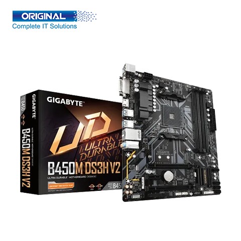 Gigabyte B450M DS3H V2 AMD Micro ATX Motherboard