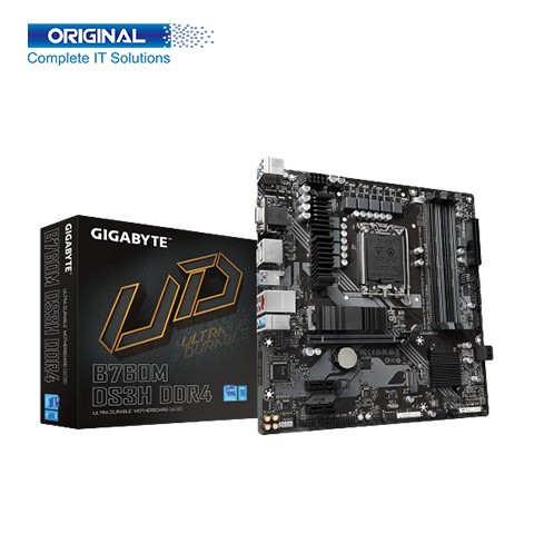Gigabyte B760M DS3H DDR4 13th and 12th Gen Motherboard