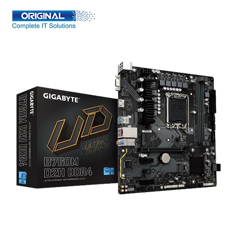 Gigabyte B760M D2H DDR4 13th and 12th Gen Motherboard