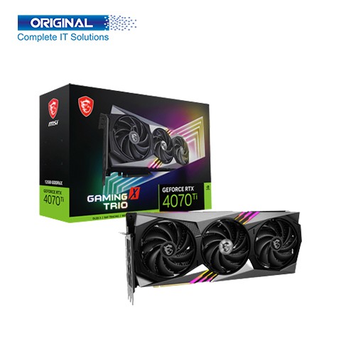 MSI GeForce RTX 4070 Ti GAMING X TRIO 12GB GDDR6X Graphics Card