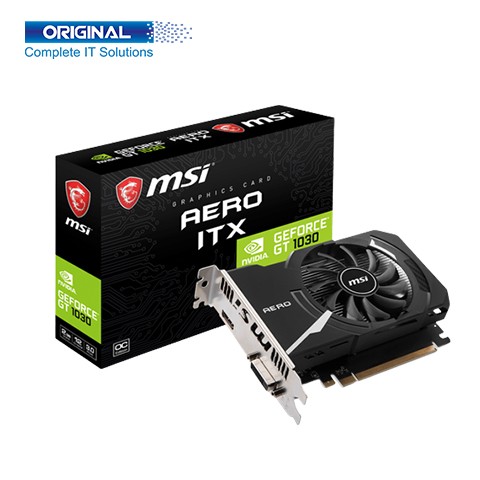 MSI GeForce GT 1030 AERO ITX 2GD4 OC 2GB DDR4 Graphics Card