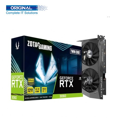 ZOTAC Gaming GeForce RTX 3050 Twin Edge 12GB GDDR6 Graphics Card