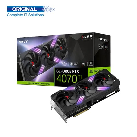 PNY GeForce RTX 4070 Ti 12GB XLR8 Gaming Verto TF OC GDDR6X Graphics Card