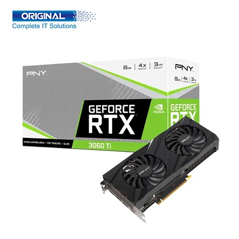 PNY GeForce RTX 3060Ti 8GB VERTO Dual Fan (LHR) GDDR6 Graphics Card