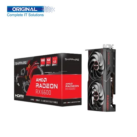 Sapphire Pulse AMD Radeon RX 6600 Gaming 8GB GDDR6 Graphics Card