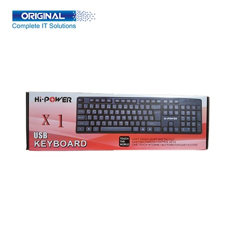 Hi-Power X1 Black USB Keyboard