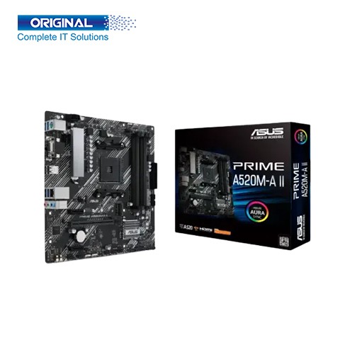 Asus PRIME A520M-A II AM4 AMD Micro ATX Motherboard