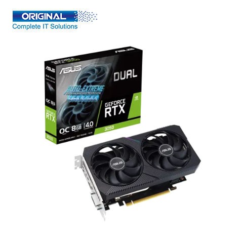 ASUS Dual GeForce RTX 3050 V2 OC Edition 8GB Graphics Card