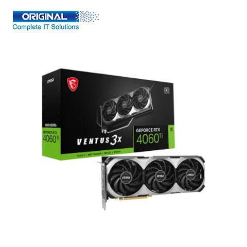 MSI GeForce RTX 4060 TI VENTUS 3X 8G OC GDDR6 Graphics Card