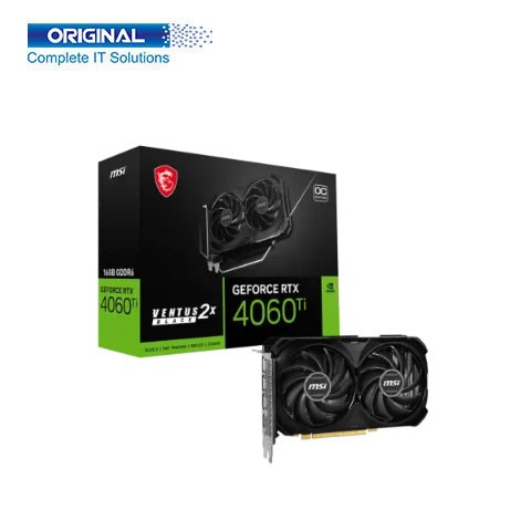 MSI GeForce RTX 4060 Ti VENTUS 2X BLACK 16GB OC Graphics Card