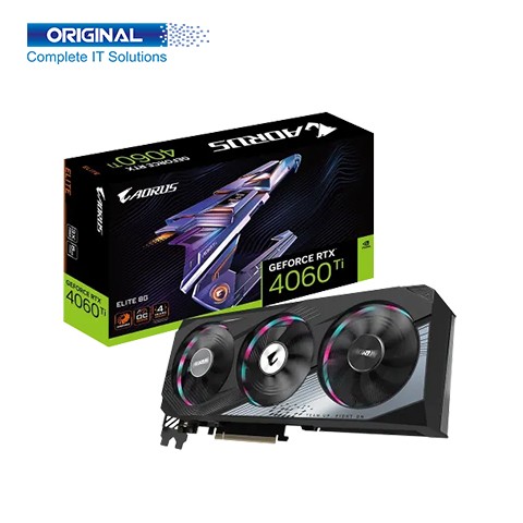 Gigabyte AORUS GeForce RTX 4060 Ti ELITE 8G GDDR6 Graphics Card