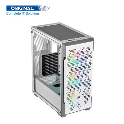 Corsair iCUE 220T RGB Airflow White Mid-Tower Smart Casing
