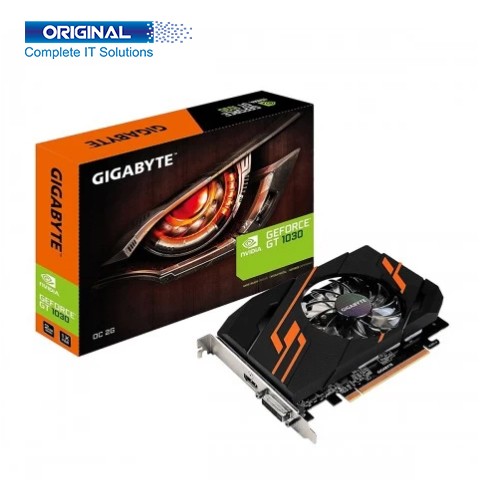 (Bundle With PC) Gigabyte GeForce GT 1030 OC 2GB DDR5 Graphics Card (GV-N1030OC-2GI)