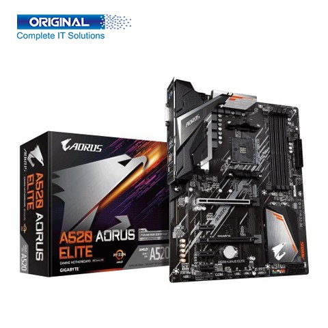 Gigabyte A520 Aorus Elite DDR4 RAM AMD AM4 ATX Gaming Motherboard