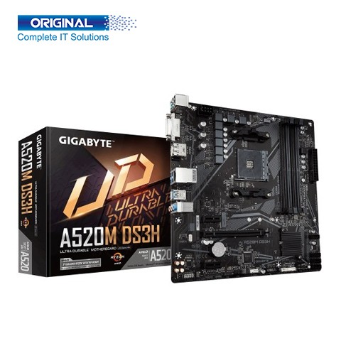 Gigabyte A520M DS3H DDR4 AMD Micro ATX Motherboard