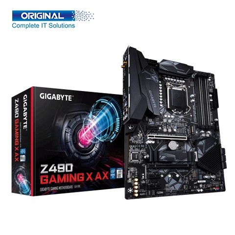 Gigabyte Z490 Gaming X AX DDR4 10th Gen Intel LGA1200 Socket ATX Motherboard