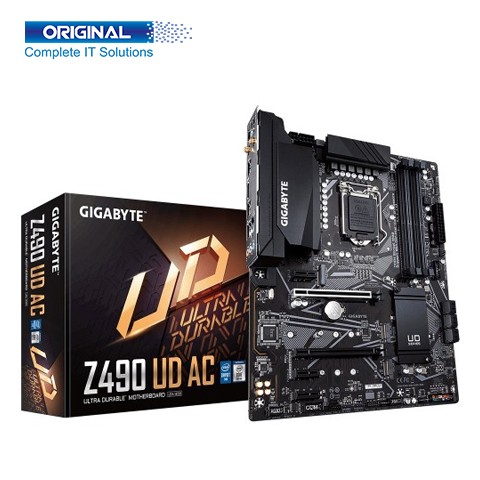 Gigabyte Z490 UD AC 10th Gen Intel LGA1200 Socket ATX Motherboard