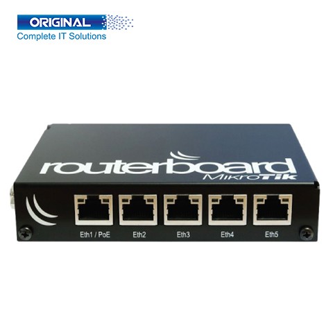 MikroTik RB450Gx4 5-Port Gigabit Ethernet Router