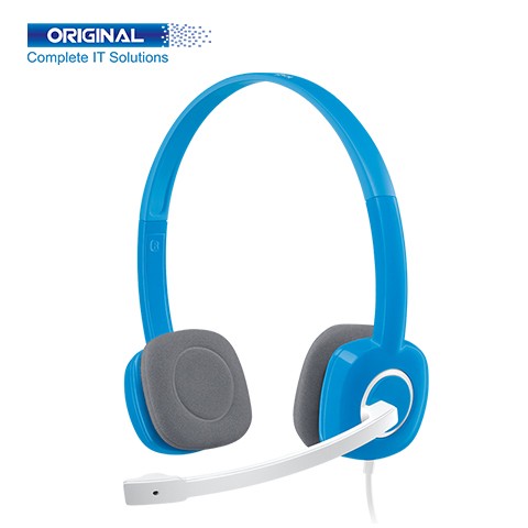 Logitech H150 Stereo Blue Headphone