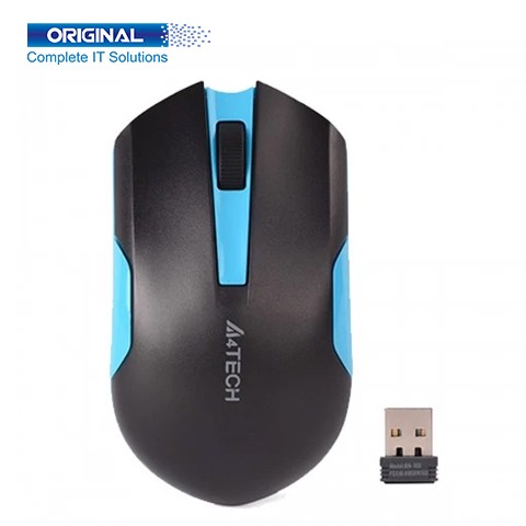 A4TECH G3-200N V-TRACK Black-Blue Wireless Mouse